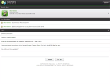 Tablet Screenshot of m.gamescampus.com