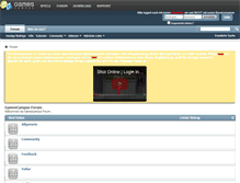 Tablet Screenshot of forum.gamescampus.eu